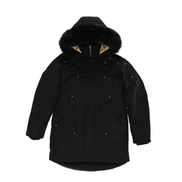 gold lining label mens canadian mooses staglake parka goose down jacket warm real fox fur long coat extreme weather, Black
gold lining label mens canadian mooses staglake parka goose down jacket warm real fox fur long coat extreme weather, Black