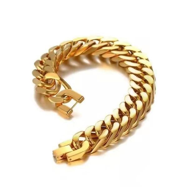 stainless steel four sided grinding chain bracelet folding buckle bangle men women 10mm width polishing wrist jewelry friend present, Golden;silver
stainless steel four sided grinding chain bracelet folding buckle bangle men women 10mm width polishing wrist jewelry friend present, Golden;silver