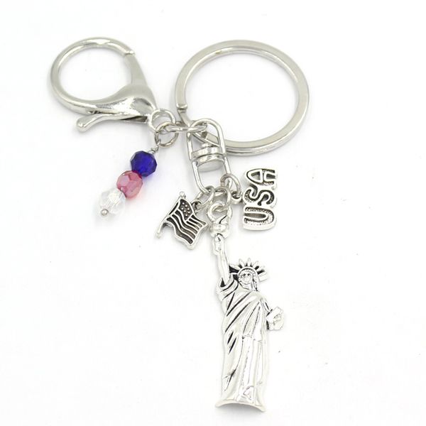 wholesale usa flag statue of liberty key chain key ring holder bag pendant accessory jewelry patriotic gifts for women men, Slivery;golden
wholesale usa flag statue of liberty key chain key ring holder bag pendant accessory jewelry patriotic gifts for women men, Slivery;golden