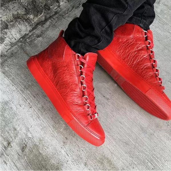 brand arena shoes mens casual shoe high-sneaker for men's flat wrinkle leather trainer party luxury designer trainers black red white
brand arena shoes mens casual shoe high-sneaker for men's flat wrinkle leather trainer party luxury designer trainers black red white