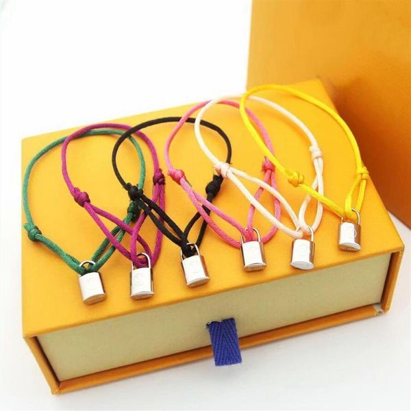 europe america fashion style men lady women silver lockit colour nylon cord rope bracelet bangle with engraved v initials lock cha272e, Golden;silver
europe america fashion style men lady women silver lockit colour nylon cord rope bracelet bangle with engraved v initials lock cha272e, Golden;silver