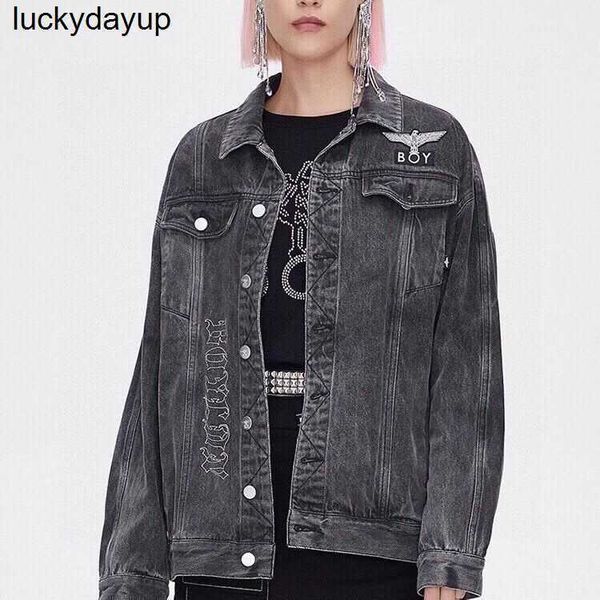men's jackets new designer winter men's women's same boys wash jacquard pocket embroidered loose denim fashion streetwear jac, Black;brown
men's jackets new designer winter men's women's same boys wash jacquard pocket embroidered loose denim fashion streetwear jac, Black;brown