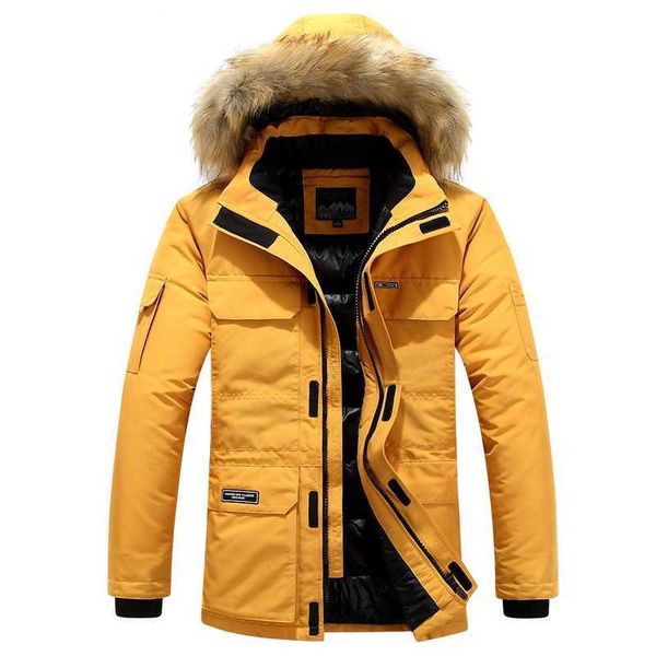 2023 winter canada down parkas mens jacket fashion hooded collar with fur windbreaker keep warm thicken coat m-6xl men clothing, Black
2023 winter canada down parkas mens jacket fashion hooded collar with fur windbreaker keep warm thicken coat m-6xl men clothing, Black