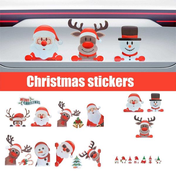 car stickers christmas car sticker magnetic decal refrigerator magnets santa claus snowman reflective sticker car decoration t221108
car stickers christmas car sticker magnetic decal refrigerator magnets santa claus snowman reflective sticker car decoration t221108