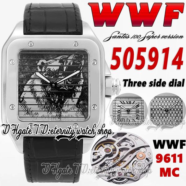 wwf wwf505914 a9611mc automatic mens watch stainless steel case bear pattern three in one flip dial roman markers leather strap 2022 super e, Slivery;brown
wwf wwf505914 a9611mc automatic mens watch stainless steel case bear pattern three in one flip dial roman markers leather strap 2022 super e, Slivery;brown