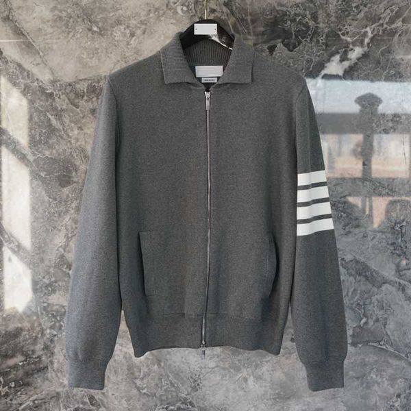 tb men's spring jacket new and women's same style mens slim lapel four stripes wool knitted coat trend jackets thin shirt coat usl, Black;brown
tb men's spring jacket new and women's same style mens slim lapel four stripes wool knitted coat trend jackets thin shirt coat usl, Black;brown