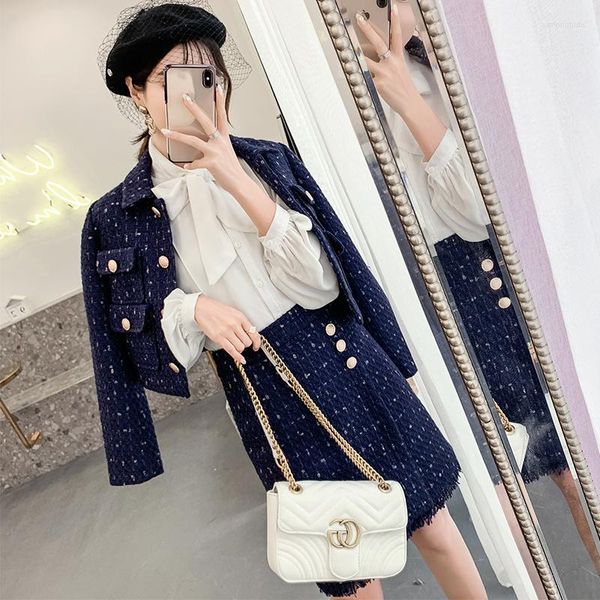 two piece dress autumn winter long sleeve jacket coat blazer plaid tweed mini skirt suits women 2 pieces sets elegant office ladies, White
two piece dress autumn winter long sleeve jacket coat blazer plaid tweed mini skirt suits women 2 pieces sets elegant office ladies, White