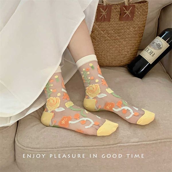 socks hosiery women casual summer glass silk mesh funny women's thin soft flower long female cute transparent trend kawaii t221102, Black;white
socks hosiery women casual summer glass silk mesh funny women's thin soft flower long female cute transparent trend kawaii t221102, Black;white