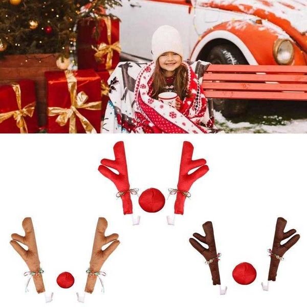 car stickers christmas sika deer antlers nose horn car vehicle decoration reindeer costume set truck ornaments xmas holiday party gifts t221
car stickers christmas sika deer antlers nose horn car vehicle decoration reindeer costume set truck ornaments xmas holiday party gifts t221