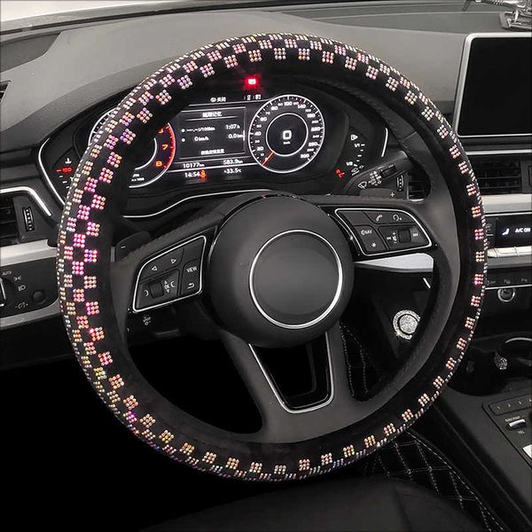 steering wheel covers diamond sparkling steering wheel cover bling women car suv breathable anti-slip steering wheel protector fit 14.2-15.3
steering wheel covers diamond sparkling steering wheel cover bling women car suv breathable anti-slip steering wheel protector fit 14.2-15.3