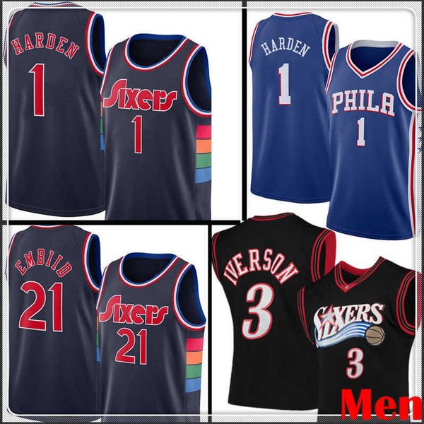 1 jame man harden jersey joel 21 embiid allen 3 iverson basketball jerseys tyrese 0 maxey, Black;red
1 jame man harden jersey joel 21 embiid allen 3 iverson basketball jerseys tyrese 0 maxey, Black;red