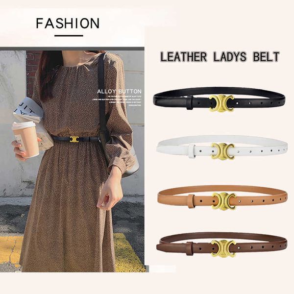 celins belt leather fashion women's simple arc de triomphe smooth buckle net red couple thin, Black;brown
celins belt leather fashion women's simple arc de triomphe smooth buckle net red couple thin, Black;brown