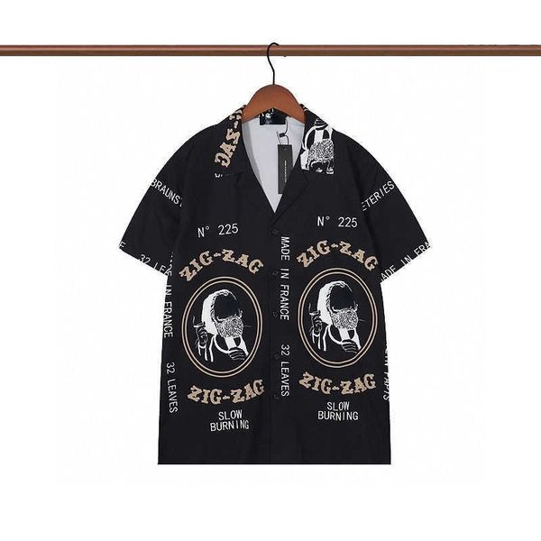summer mens casual shirt am designer shirts short sleeved tshirt printed lapel silk shirt men women hip hop fashion sweatshirt 0058, White;black
summer mens casual shirt am designer shirts short sleeved tshirt printed lapel silk shirt men women hip hop fashion sweatshirt 0058, White;black