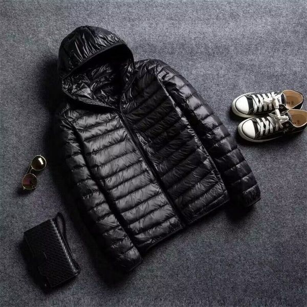 men's down parkas men autumn winter duck jacket casual stand collar ultra light parka coat portable outwear waterproof d251 221108, Black
men's down parkas men autumn winter duck jacket casual stand collar ultra light parka coat portable outwear waterproof d251 221108, Black