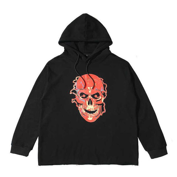 men's hoody vlo one fashion designer youth high brand skull lightning flame winter cotton loose street pullover hoodies terry, Black
men's hoody vlo one fashion designer youth high brand skull lightning flame winter cotton loose street pullover hoodies terry, Black