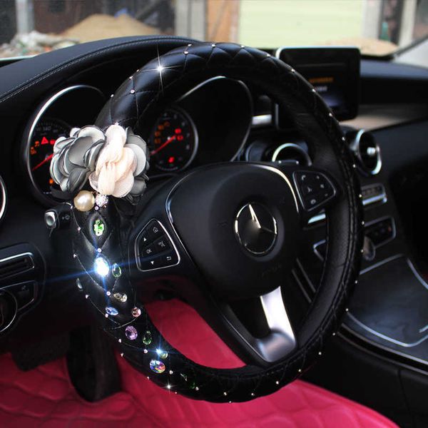 steering wheel covers flower crystal diamond universal car steering wheel cover styling leather steering-wheel cases for women girls car acc
steering wheel covers flower crystal diamond universal car steering wheel cover styling leather steering-wheel cases for women girls car acc