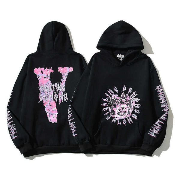 men's hoody vlo one fashion designer new pink letter print couple hooded pullover hoodies cotton terry friends long sleeve, Black
men's hoody vlo one fashion designer new pink letter print couple hooded pullover hoodies cotton terry friends long sleeve, Black