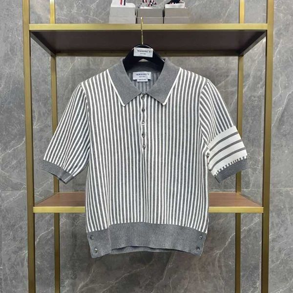 fashion designer thomes brownns t-shirt summer vertical bar knitted short sleeve four youth trendy t-shirt letter print round neck cotton, White;black
fashion designer thomes brownns t-shirt summer vertical bar knitted short sleeve four youth trendy t-shirt letter print round neck cotton, White;black