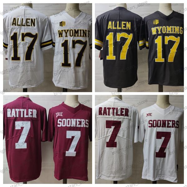 wyoming 17 josh allen football jersey 7 spencer rattler white brown oklahoma sooners college football jerseys mens stitched, Black
wyoming 17 josh allen football jersey 7 spencer rattler white brown oklahoma sooners college football jerseys mens stitched, Black