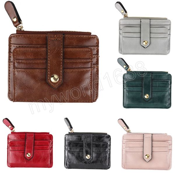 mini credit card holder cover zipper hasp small wallet ultra-thin organizer case package women pu leather coin purse, Brown;gray
mini credit card holder cover zipper hasp small wallet ultra-thin organizer case package women pu leather coin purse, Brown;gray