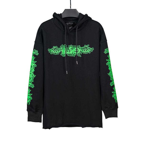 men's hoody vlo one fashion designer winter hooded high street angel wings printed men hoodies cotton terry pullover friends long sleev, Black
men's hoody vlo one fashion designer winter hooded high street angel wings printed men hoodies cotton terry pullover friends long sleev, Black