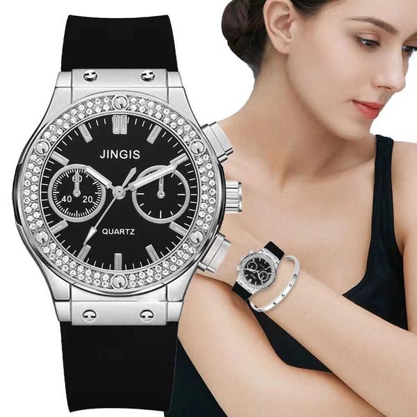 watches quarter fashion clock all matches men's and women's same silicon diamonds 4dza, Slivery;brown
watches quarter fashion clock all matches men's and women's same silicon diamonds 4dza, Slivery;brown
