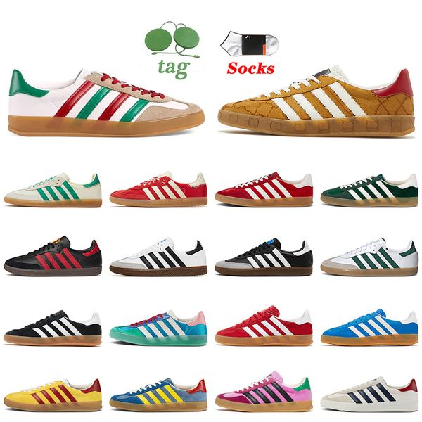 fashion designer samba running shoes women mens platform gazelles flat sneakers monogram red velvet pink green blue wales bonner white black
fashion designer samba running shoes women mens platform gazelles flat sneakers monogram red velvet pink green blue wales bonner white black