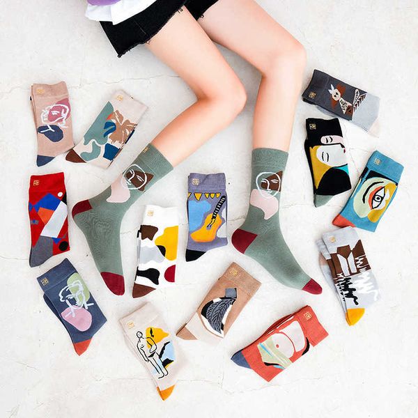 socks hosiery women 2021 autumn new personality funny cartoon printing creative comfort cotton breathable happy women's t221102, Black;white
socks hosiery women 2021 autumn new personality funny cartoon printing creative comfort cotton breathable happy women's t221102, Black;white
