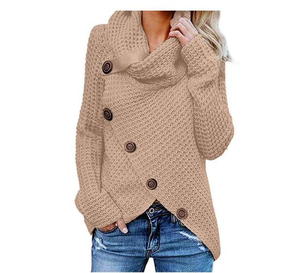 women's sweaters winter pullover turtleneck fall ladies knitted green female fashion woman jumper basic button oversized, White;black
women's sweaters winter pullover turtleneck fall ladies knitted green female fashion woman jumper basic button oversized, White;black