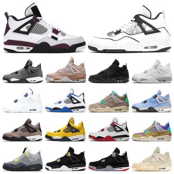 4 mens running basketball shoes 4s white oreo university blue black cat fire red diy purple metallic cement bred outdoor trainer sports
4 mens running basketball shoes 4s white oreo university blue black cat fire red diy purple metallic cement bred outdoor trainer sports