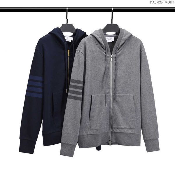 2022 winter tb men jacket hooded casual cotton coat striped zipper outerwear korean pockets sweater slim high quality, Black;brown
2022 winter tb men jacket hooded casual cotton coat striped zipper outerwear korean pockets sweater slim high quality, Black;brown
