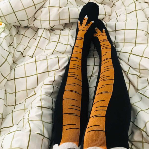 socks hosiery funny cartoon cosplay chicken leg socks thin women high flexibility cotton chicken feet toe thigh high sock gift for women t22, Black;white
socks hosiery funny cartoon cosplay chicken leg socks thin women high flexibility cotton chicken feet toe thigh high sock gift for women t22, Black;white