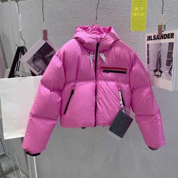european station 2022 winter new womens casual short nylon hoodie padded coat down jacket thickened coat for women, Black
european station 2022 winter new womens casual short nylon hoodie padded coat down jacket thickened coat for women, Black