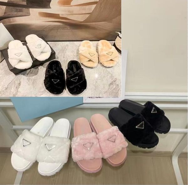 womens fur slippers warm winter wool slipper overlapping house outside show style splicing autumn slides ladies hollow sandals mid sole thic, Black
womens fur slippers warm winter wool slipper overlapping house outside show style splicing autumn slides ladies hollow sandals mid sole thic, Black