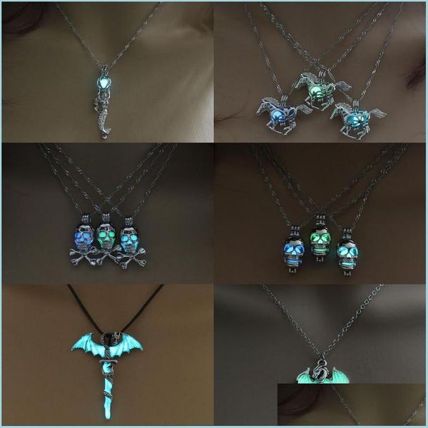 pendant necklaces smart running horse locket cage luminous glowing in the dark necklace mermaid head skl pendant drop delivery jewel dhyzt, Silver
pendant necklaces smart running horse locket cage luminous glowing in the dark necklace mermaid head skl pendant drop delivery jewel dhyzt, Silver