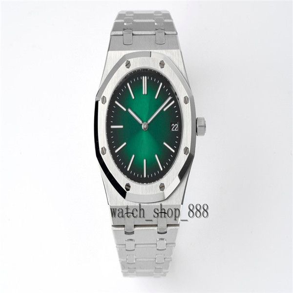 quality men wristwatches 39mm 15202 blue dial luminescent stainless steel vk quartz movement transparent mechanical mens watch watches-5, Slivery;brown
quality men wristwatches 39mm 15202 blue dial luminescent stainless steel vk quartz movement transparent mechanical mens watch watches-5, Slivery;brown
