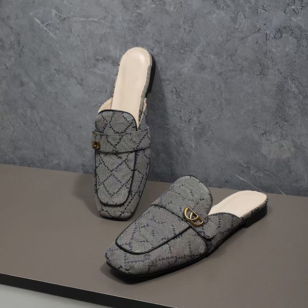 slide slippers mule women's home slippers sandals flat black beige multicolor embroidery summer leather rubber sole 35-42
slide slippers mule women's home slippers sandals flat black beige multicolor embroidery summer leather rubber sole 35-42