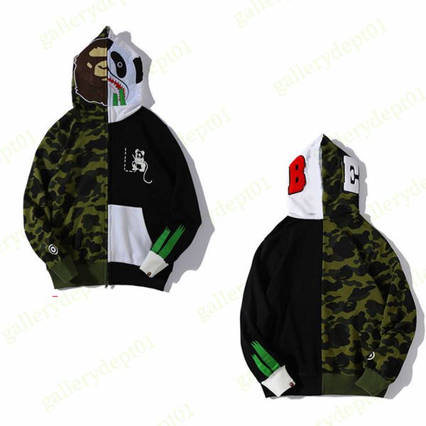 fleecehoodies mens shark hoodies designer hoodie womens designer hoodie hoodys tech fleeces panda head stitching patchwork half sleeve camo, Black;brown
fleecehoodies mens shark hoodies designer hoodie womens designer hoodie hoodys tech fleeces panda head stitching patchwork half sleeve camo, Black;brown