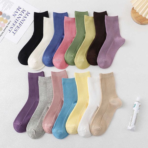 socks hosiery women 2021 new fashion cotton solid color breathable soft casual colorful classic comfortable crew korea t221102, Black;white
socks hosiery women 2021 new fashion cotton solid color breathable soft casual colorful classic comfortable crew korea t221102, Black;white