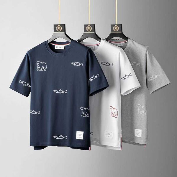 fashion mens designer t shirt thomes brownns womens tb fog brand half sleeve fish bear animal embroidery pure cotton summer round neck short, White;black
fashion mens designer t shirt thomes brownns womens tb fog brand half sleeve fish bear animal embroidery pure cotton summer round neck short, White;black