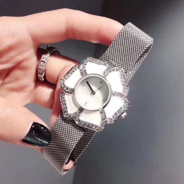 fashion brand watches women girls flower style steel metal magnetic band quartz wrist watch cha08295e, Slivery;brown
fashion brand watches women girls flower style steel metal magnetic band quartz wrist watch cha08295e, Slivery;brown