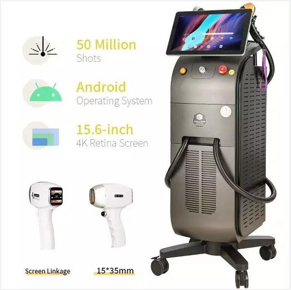 diode laser hair removal machine 808 755 1064nm professional ice titanium facial painless electric depilator for women depilator ce, Black
diode laser hair removal machine 808 755 1064nm professional ice titanium facial painless electric depilator for women depilator ce, Black