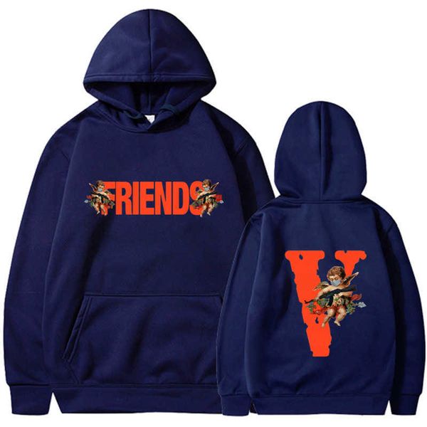 men's hoody vlo one fashion designer leisure friends angel sweater loose hoodie men women cotton terry pullover friends long sleeve d0r, Black
men's hoody vlo one fashion designer leisure friends angel sweater loose hoodie men women cotton terry pullover friends long sleeve d0r, Black