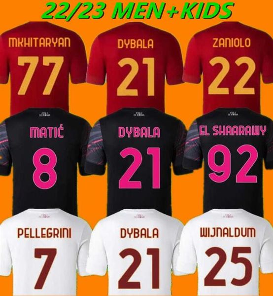 22 23 college football roma suits soccer jerseys dybala home belotti celik pellegrini abraham 2022 2023 wijnaldum zaniolo mancini kumbulla m, Black;yellow
22 23 college football roma suits soccer jerseys dybala home belotti celik pellegrini abraham 2022 2023 wijnaldum zaniolo mancini kumbulla m, Black;yellow