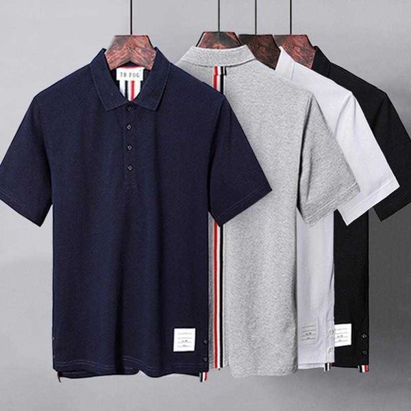 designer shirt thomes brownns t-shirt tb lapel polo shirt summer stripe cotton short sleeve t-shirt men and women lovers trend brand, White;black
designer shirt thomes brownns t-shirt tb lapel polo shirt summer stripe cotton short sleeve t-shirt men and women lovers trend brand, White;black