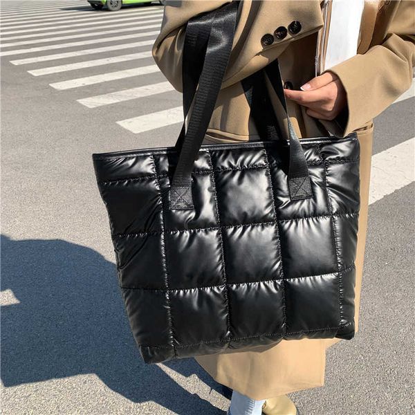 shopping bags tote bags winter women's handbag fashion korean space cotton suit bag down bag single shoulder bag large capacity 220909
shopping bags tote bags winter women's handbag fashion korean space cotton suit bag down bag single shoulder bag large capacity 220909