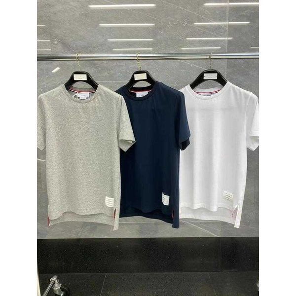 fashion designer thomes brownns t-shirt tb classic short sleeved round neck pullover solid color pure cotton simple loose t-shirt, White;black
fashion designer thomes brownns t-shirt tb classic short sleeved round neck pullover solid color pure cotton simple loose t-shirt, White;black