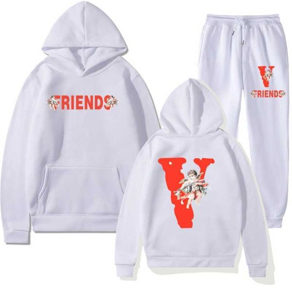 men's hoody vlo one fashion designer casual friends angel loose hoodie suit men women sweater cotton terry pullover long sleeve zrqw, Black
men's hoody vlo one fashion designer casual friends angel loose hoodie suit men women sweater cotton terry pullover long sleeve zrqw, Black