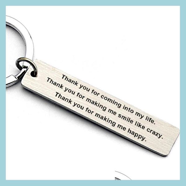 key rings 1x5cm thank you for coming into my life stainless steel round metal letter key chain rings men women car keys ring pendant dhmry, Slivery;golden
key rings 1x5cm thank you for coming into my life stainless steel round metal letter key chain rings men women car keys ring pendant dhmry, Slivery;golden
