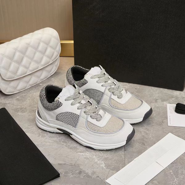 designer calfskin sneakers reflective casual shoes vintage suede trainers men women sneaker patchwork platform shoe with box, Black
designer calfskin sneakers reflective casual shoes vintage suede trainers men women sneaker patchwork platform shoe with box, Black